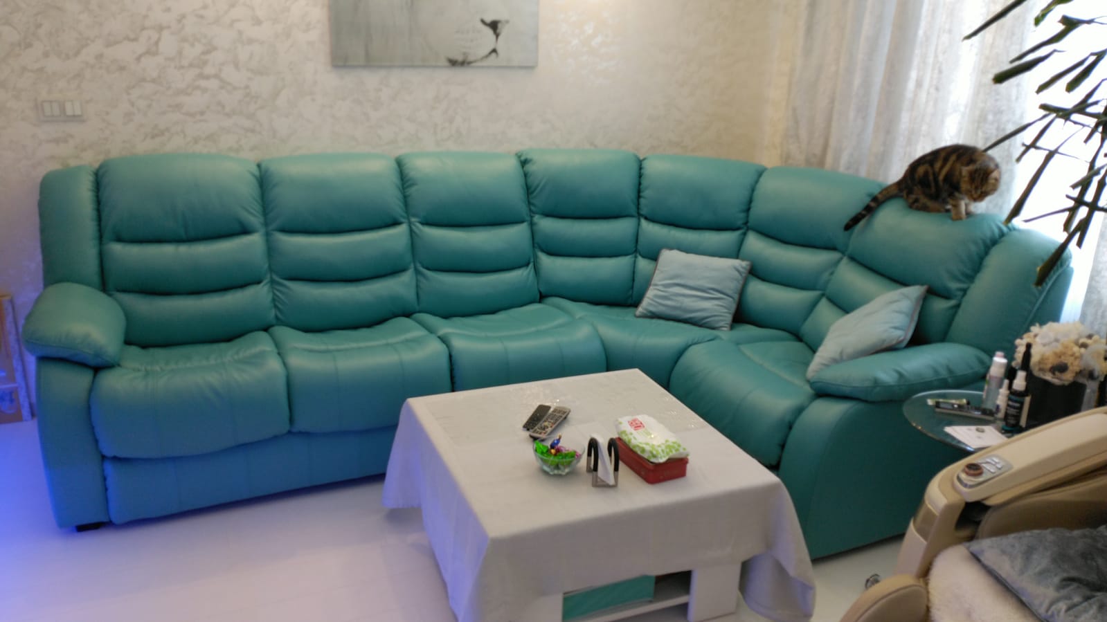 Перетяжка дивана на дому. Навашино