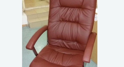 Обтяжка офисного кресла. Навашино